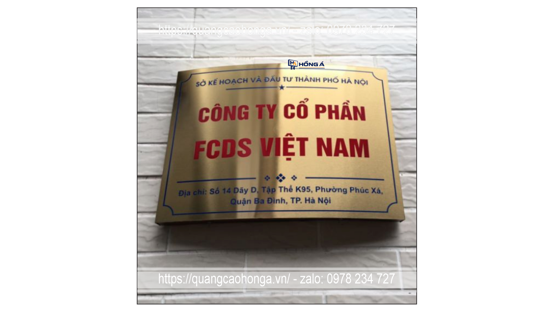 Biển công ty chân cong - Ảnh 4
