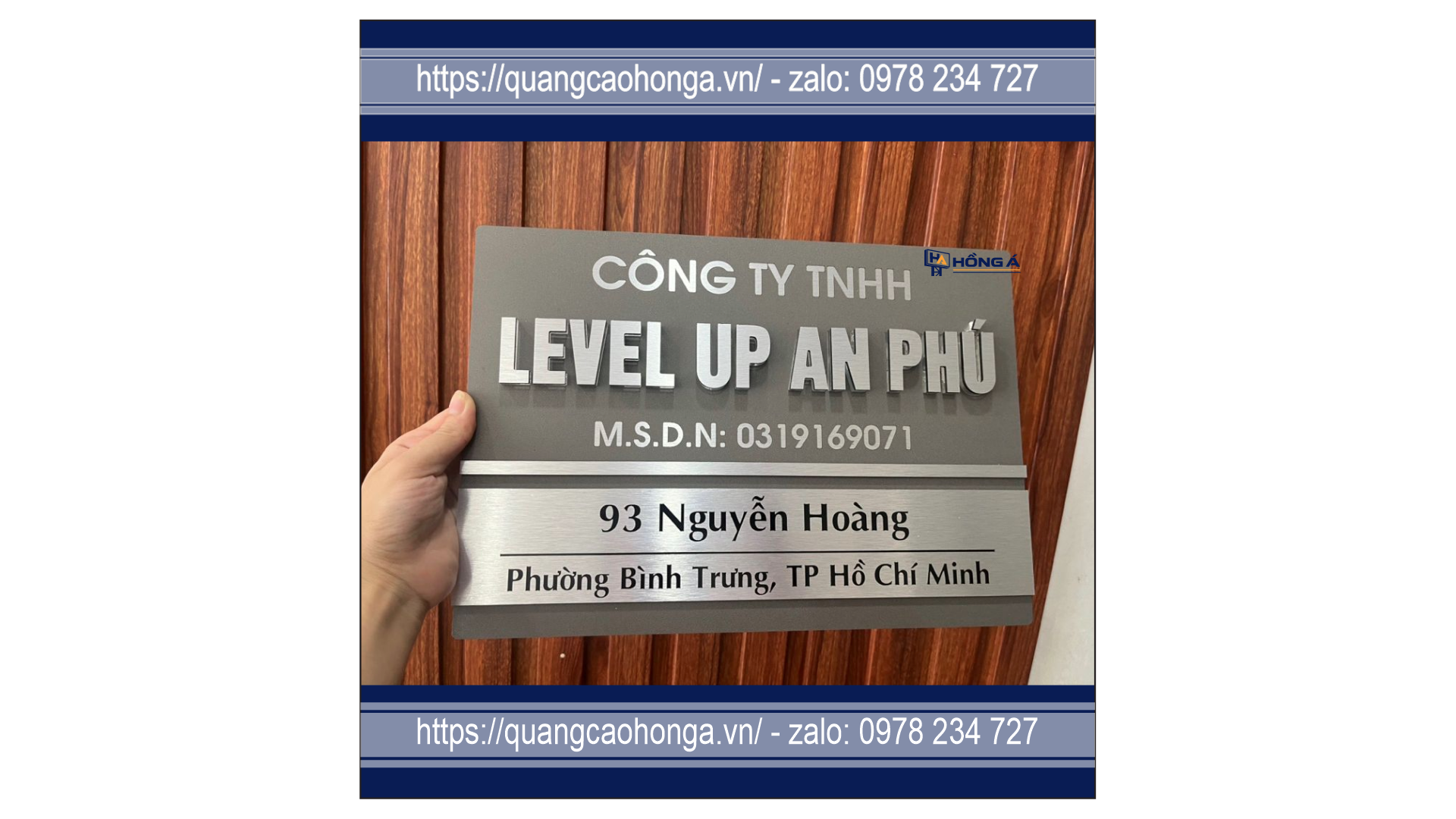 Biển công ty và chỉ dẫn - Ảnh 1