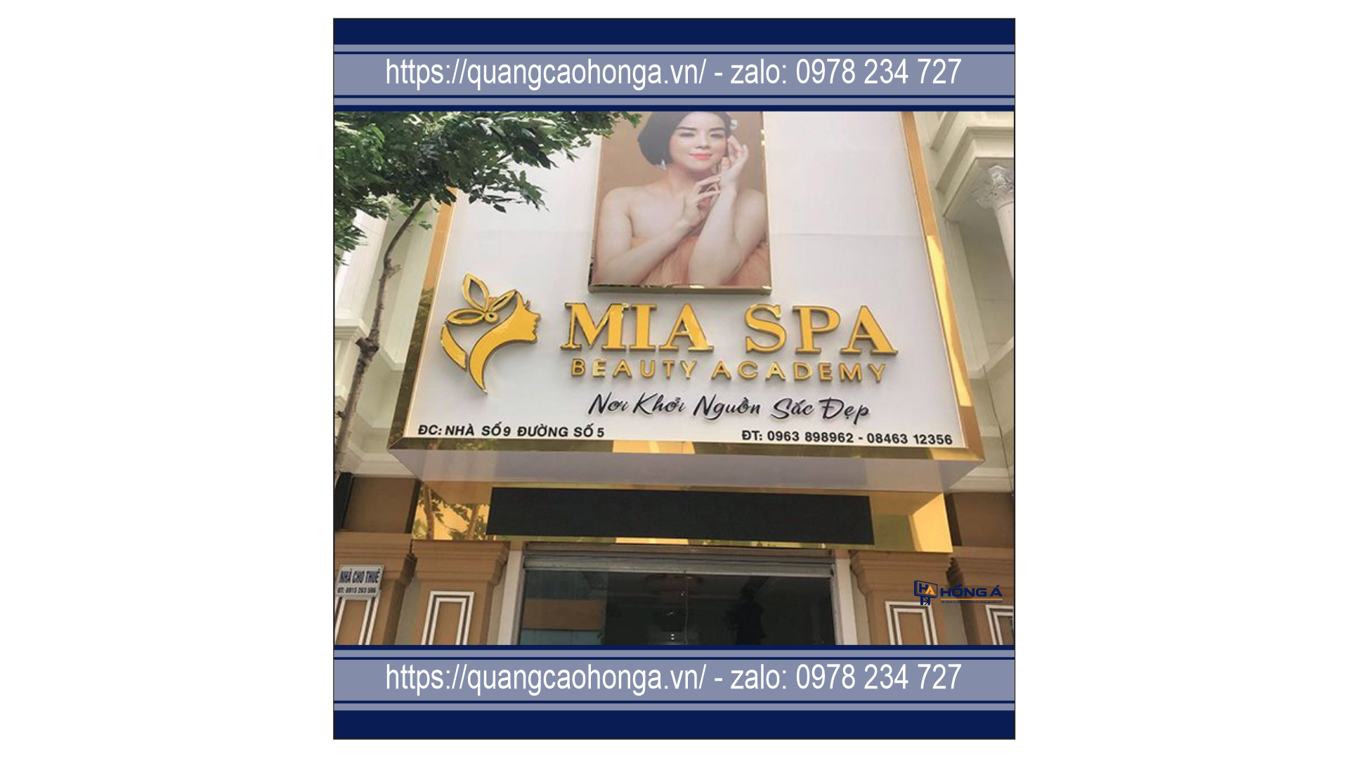 Biển quảng cáo spa và massage - Ảnh 1