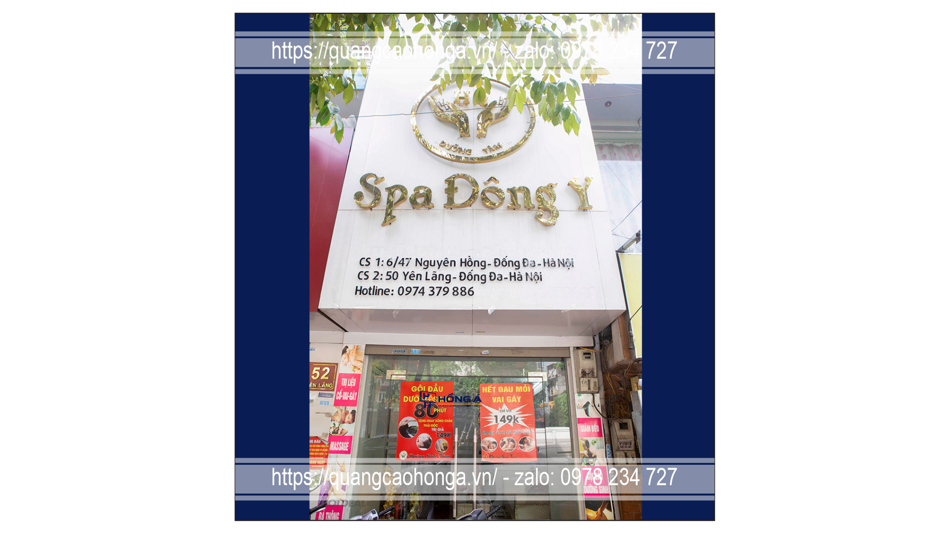 Biển quảng cáo spa và massage - Ảnh 2