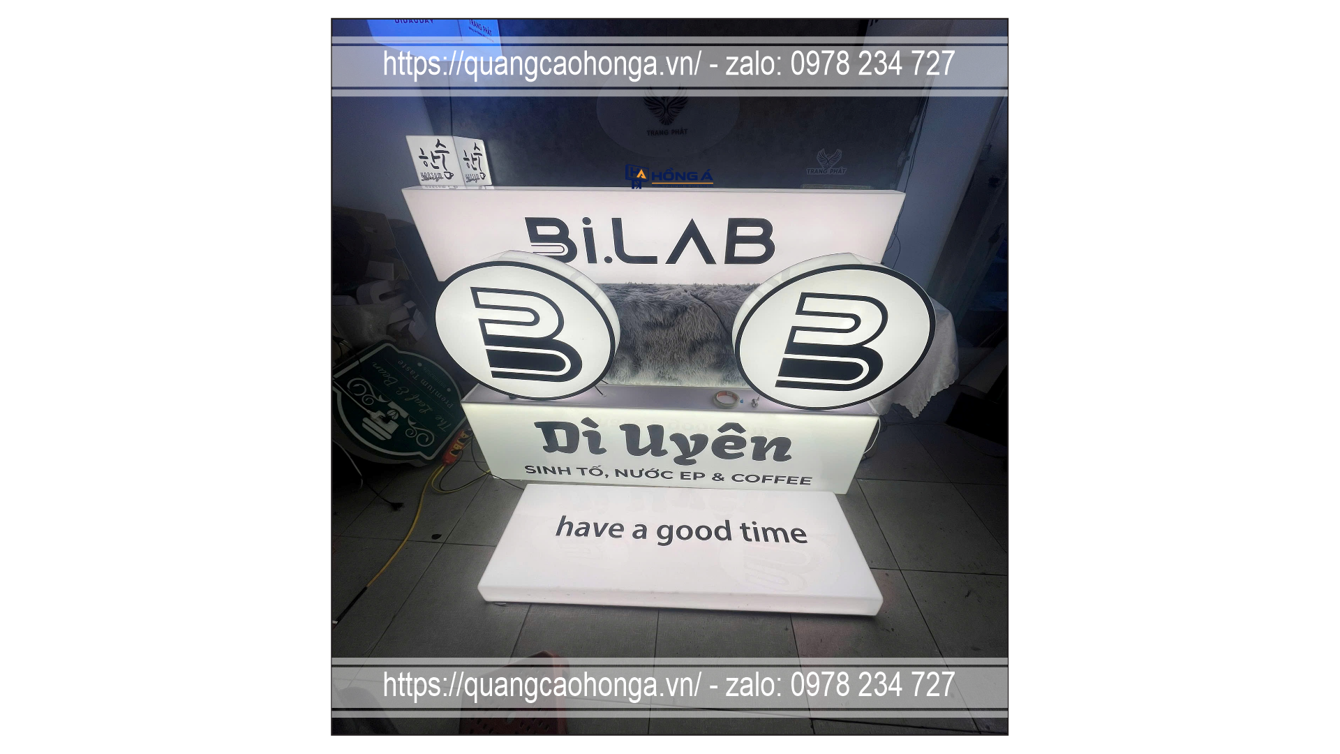 Biển hộp đèn LED sáng 5 cạnh - Ảnh 3