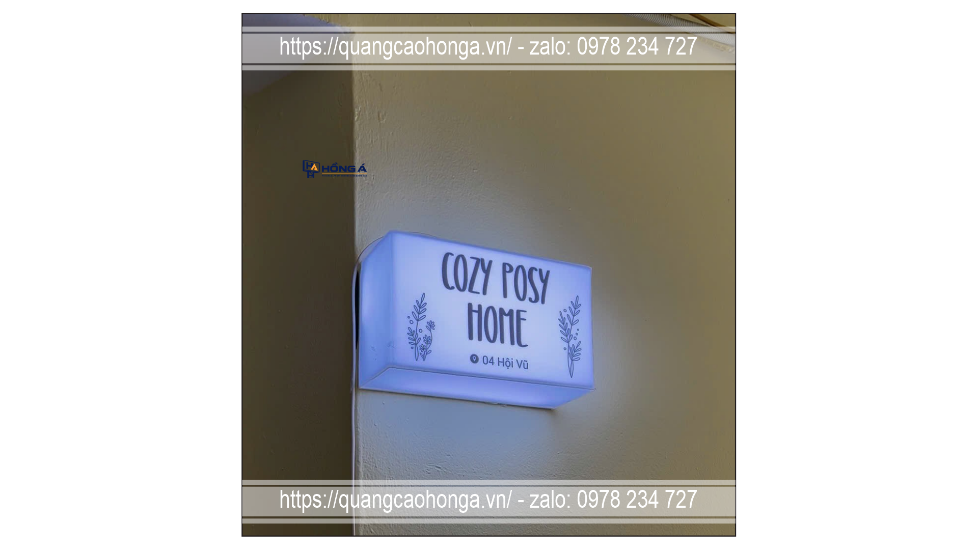 Biển hộp đèn LED sáng 5 cạnh - Ảnh 4