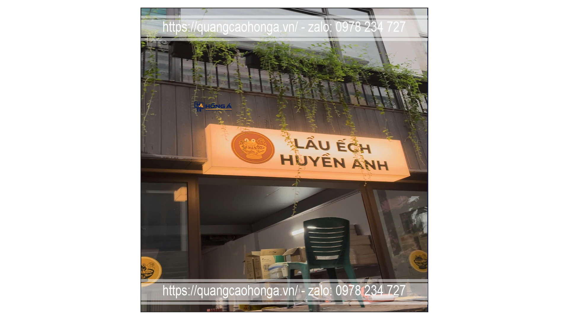 Biển hộp đèn quảng cáo LED sáng 5 cạnh - Ảnh 7