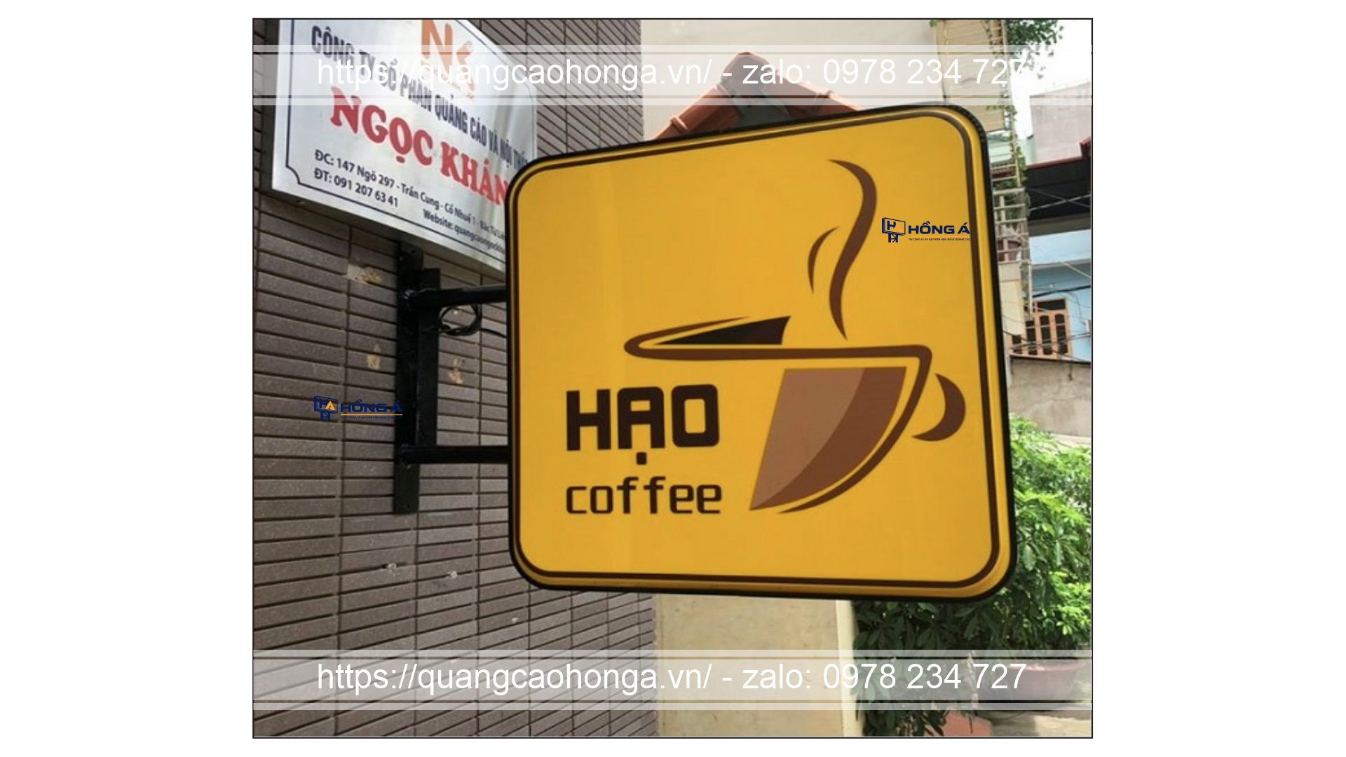 Biển vẫy hình chữ nhật