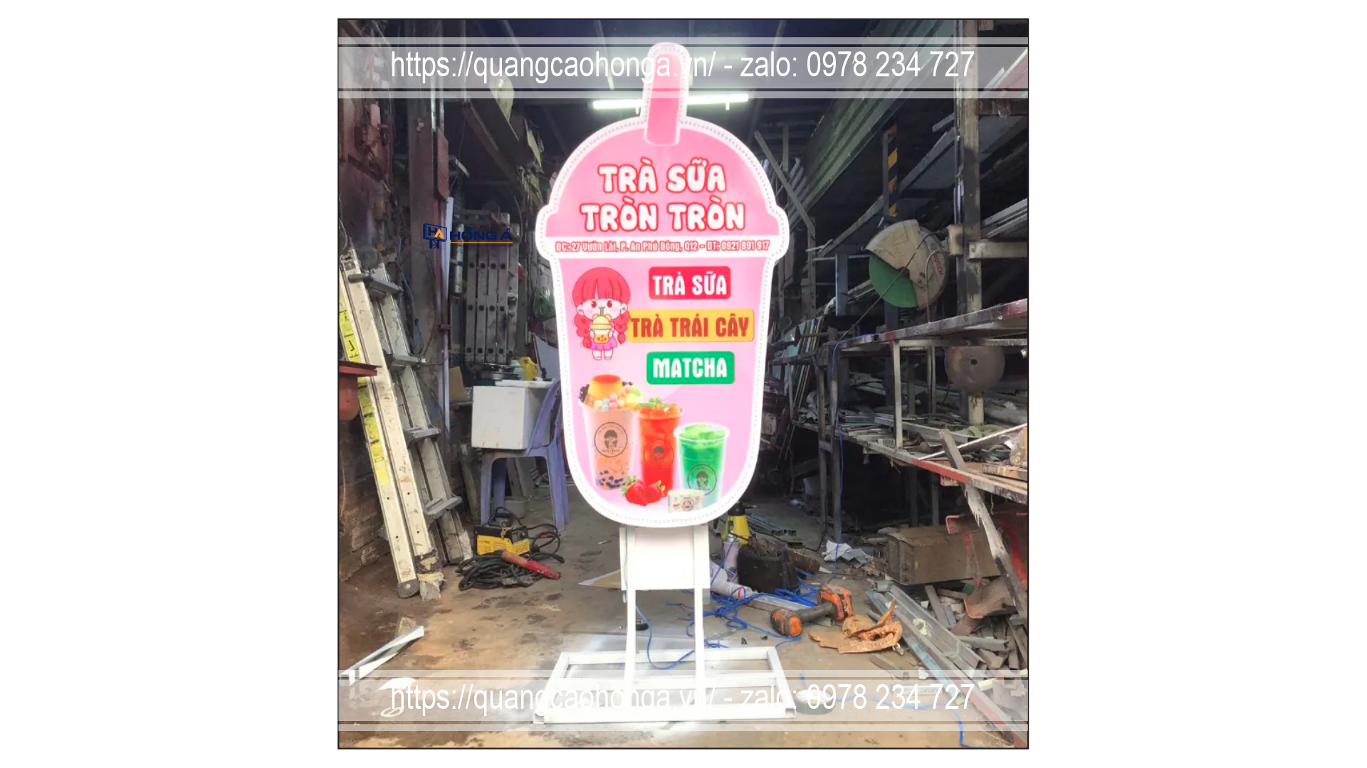 Biển vẫy tạo hình