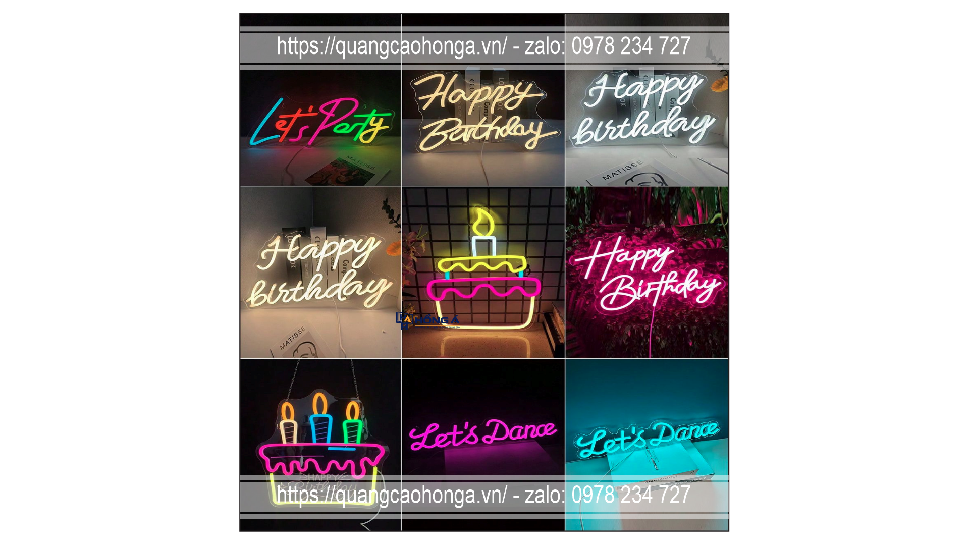 LED neon theo logo
