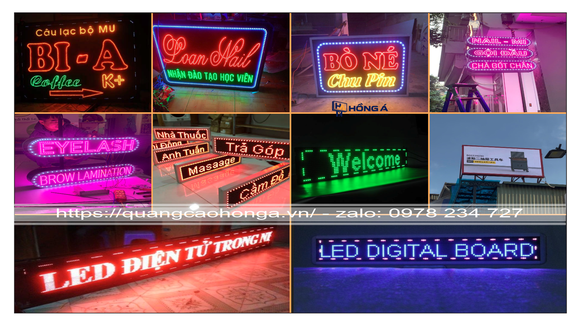 Thi công biển LED điện tử